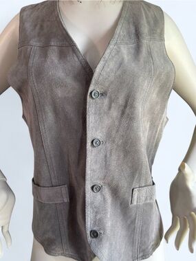 Wilsons Leather vintage 90s mint condition Suede Vest